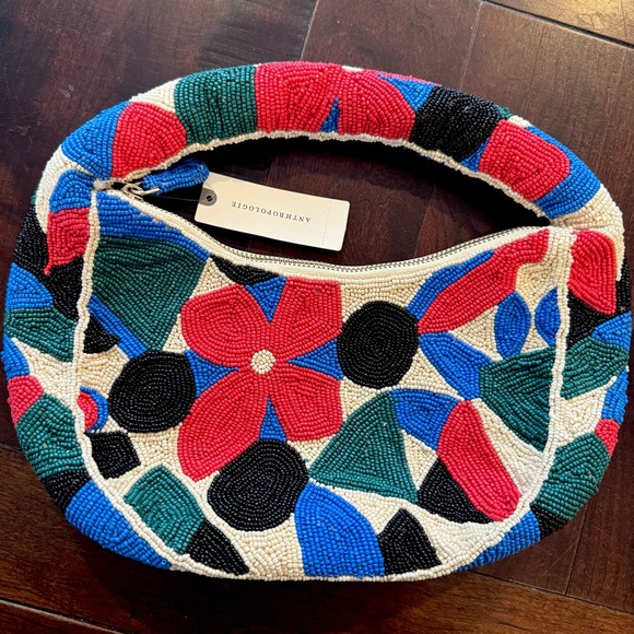 NEW! The Tate Beaded Handbag: Geo Floral Edition by Maeve - Picture 7 of 7